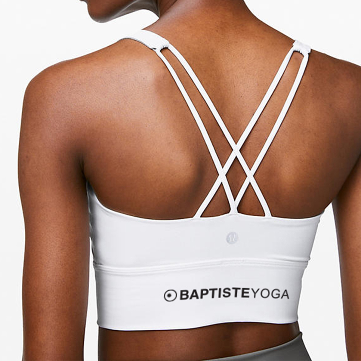 lululemon Free to Be Bra Long Line – White – Baptiste Institute